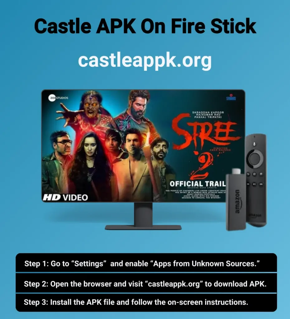 Step-by-step guide to download Castle APK on Amazon Fire Stick