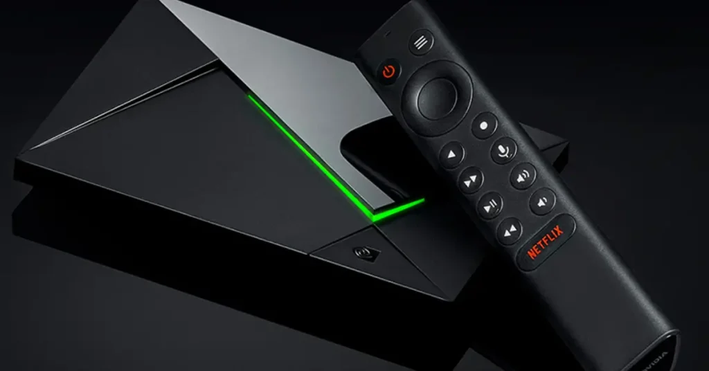 Nvidia Shield Android TV Box and remote